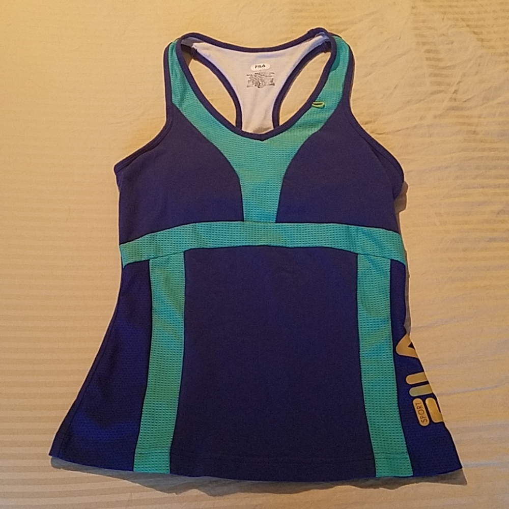 Fila Sport Colorblock Performance Racerback Tank